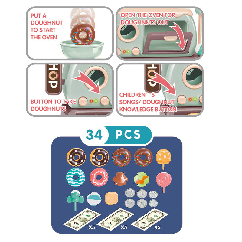 Kids Pretend Play Doughnut Shop