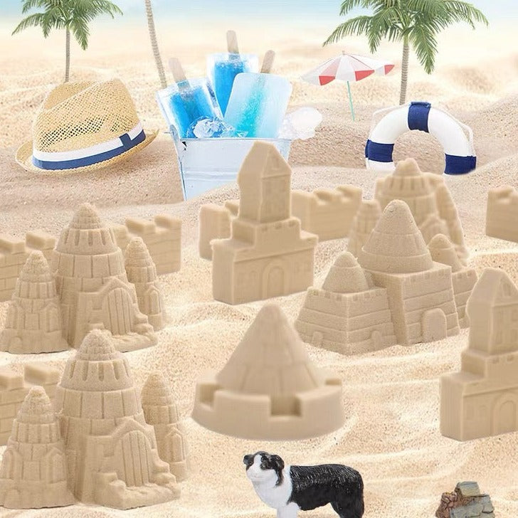 Educational Natural Sensory Magic Sand 2kg with 40Pcs Accessories