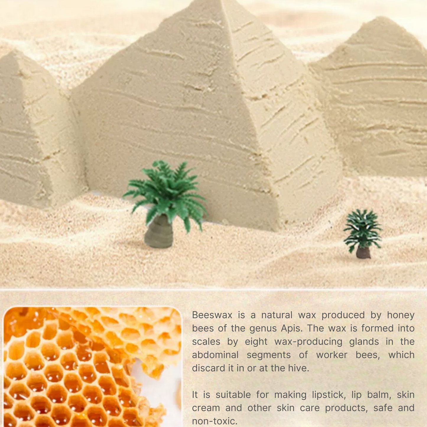 Educational Natural Sensory Magic Sand 2kg with 40Pcs Accessories