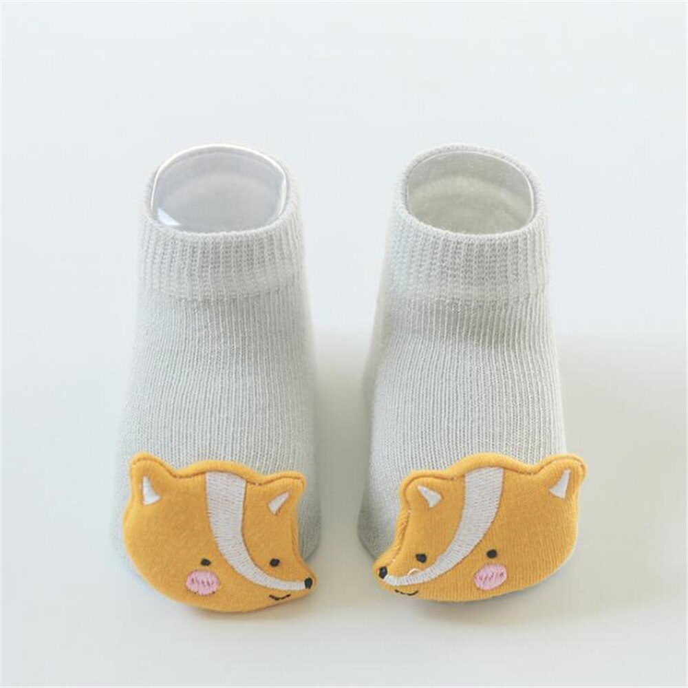 3D Cartoon Animal Anti-Slip Baby Socks – Tadpole