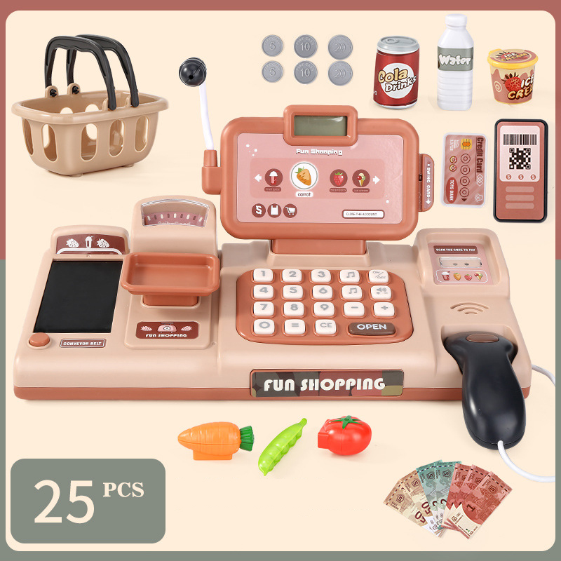 Kids Pretend Toys Mini Supermarket Cash Register Set – Dolly Belly